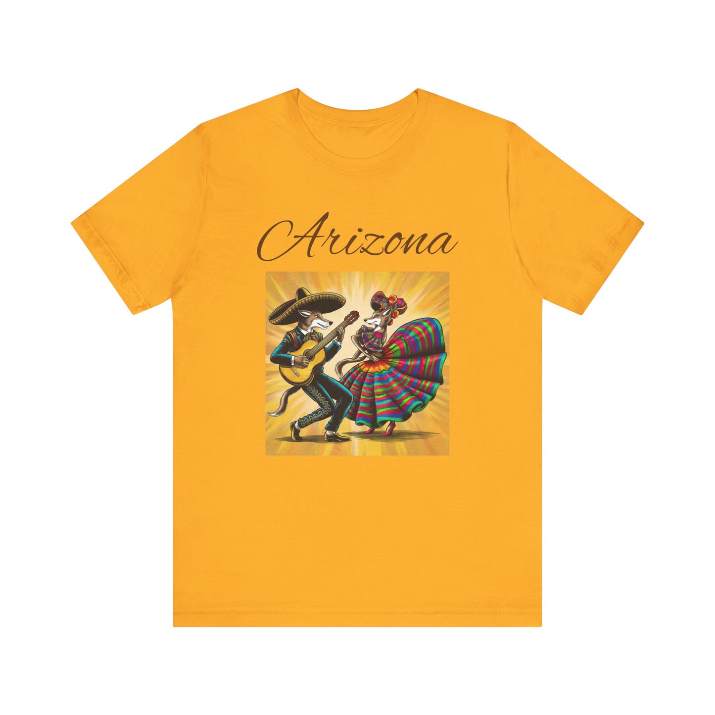 Arizona Fiesta Unisex Jersey Tee - Celebratory T-Shirt for Culture Lovers, Perfect for Parties, Gifts, Summer Festivals, and Day of the Dead