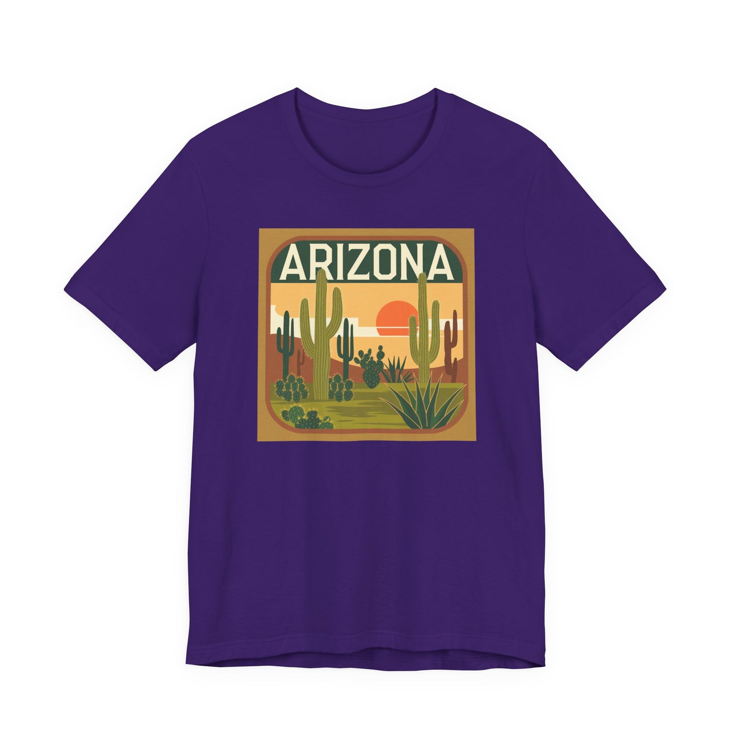 Arizona Sunset Graphic Tee | Casual Wear, Travel Souvenir, Vacation Shirt, Summer Apparel, Desert Nature Gift