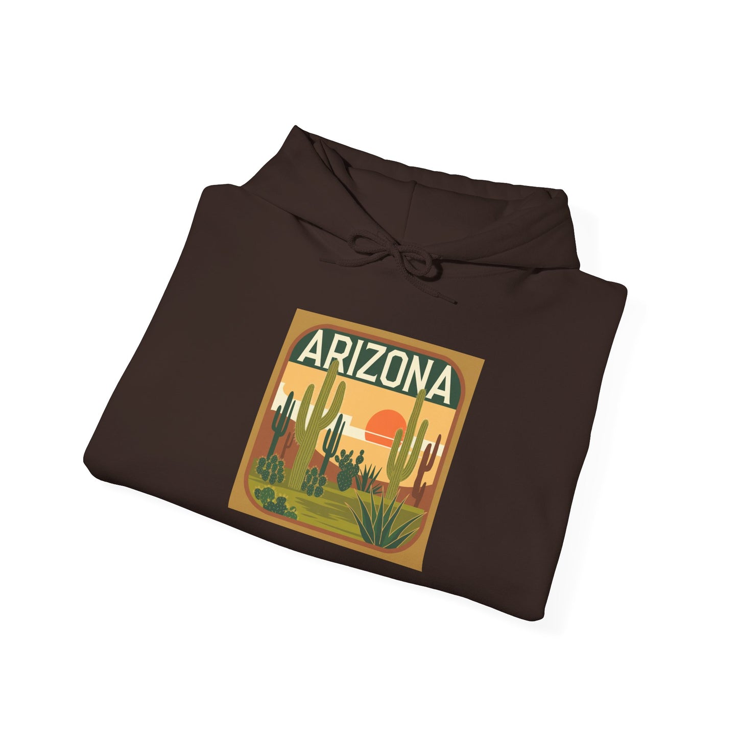 Desert Sunset Arizona Hoodie, Cozy Sweatshirt, Gift for Travelers, Unisex Hooded Pullover, Vintage Style Arizona Apparel, Nature Lover [...]