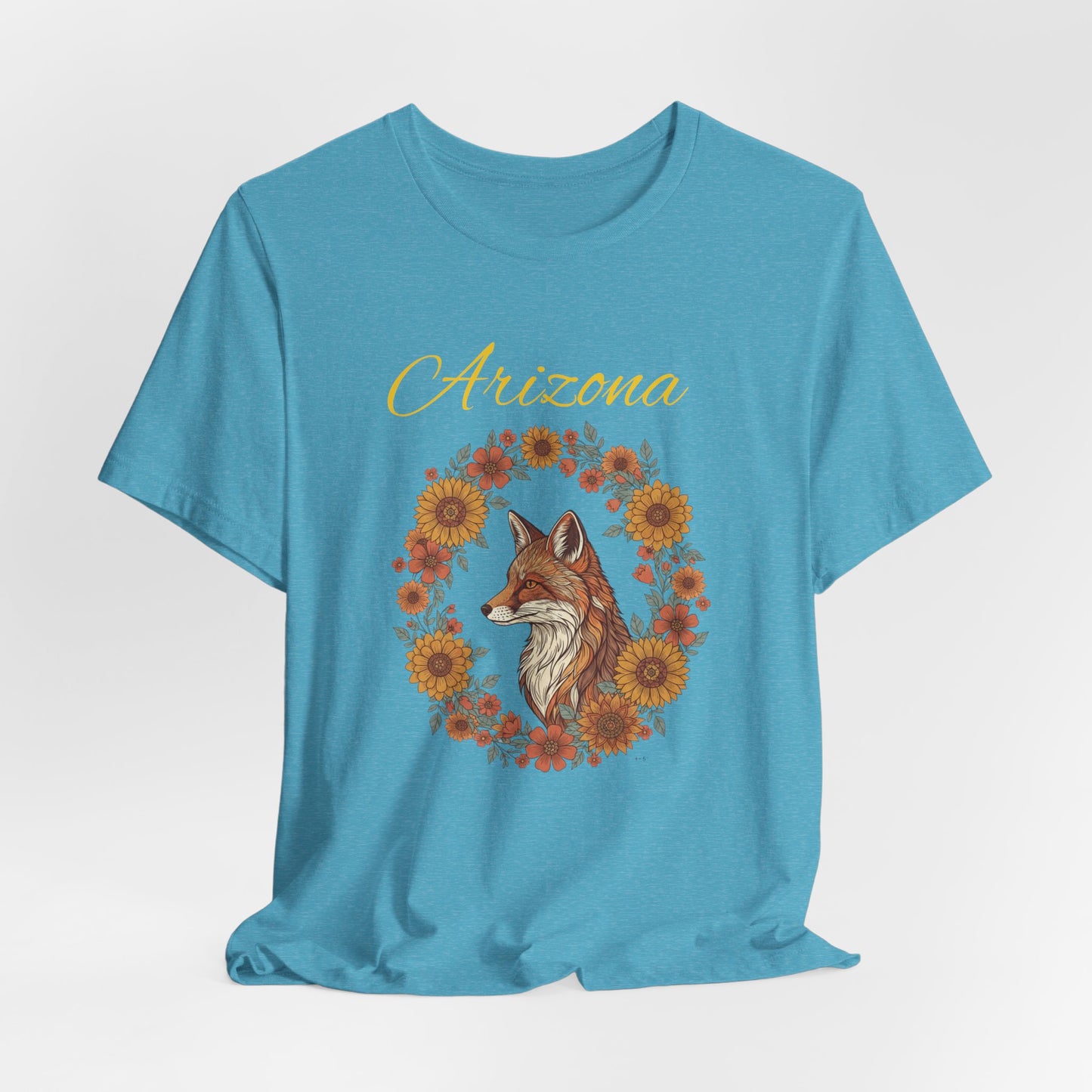 Arizona Coyote Floral Tee