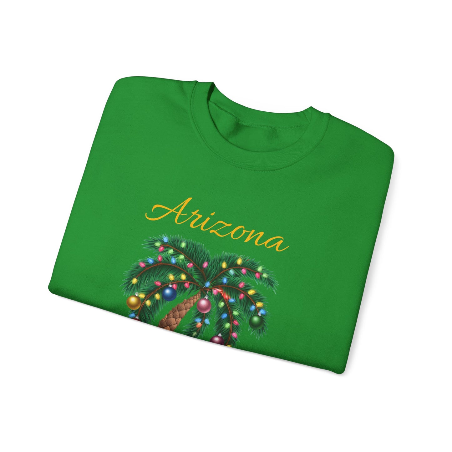 Arizona Christmas Palm Sweatshirt — "Tis the Season" with Presents