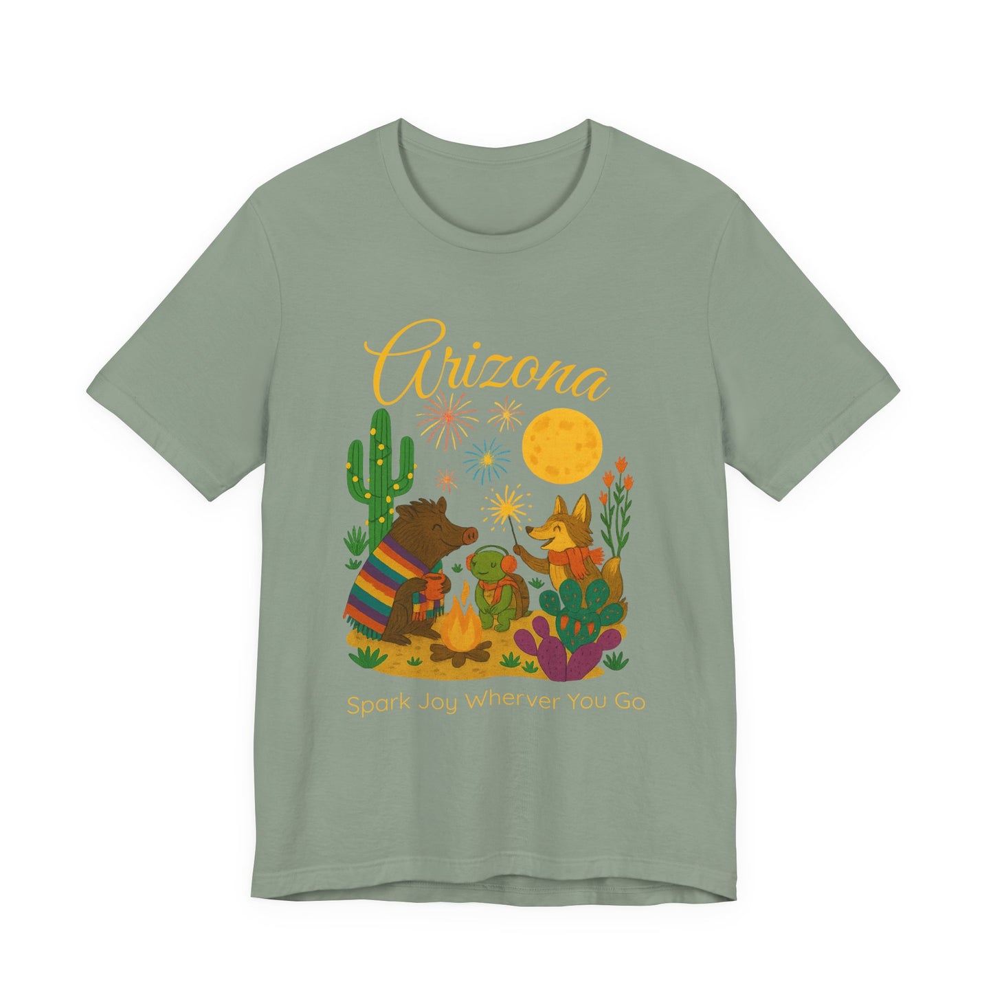 Arizona Desert Spark Joy Wherever You Go  T-shirt for Arizona Desert Lovers, nature
