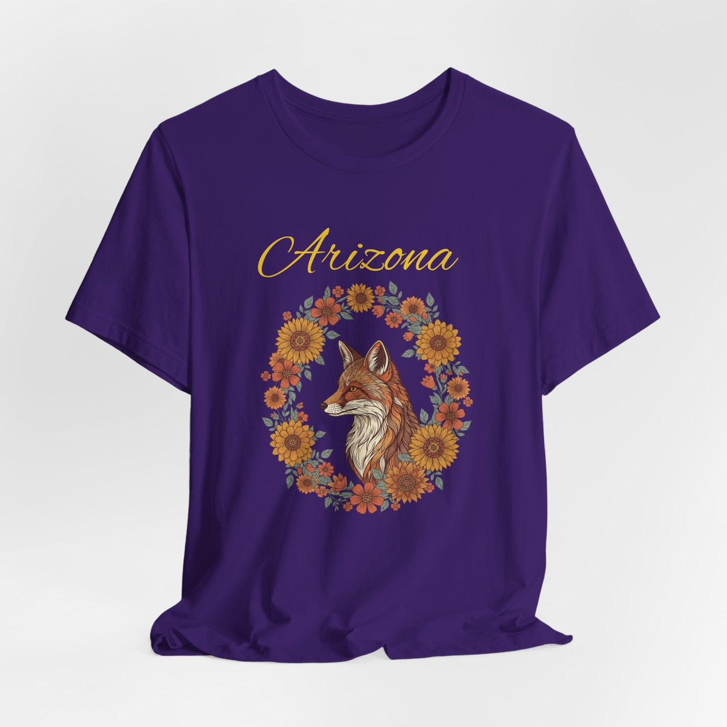 Arizona Coyote Floral Tee