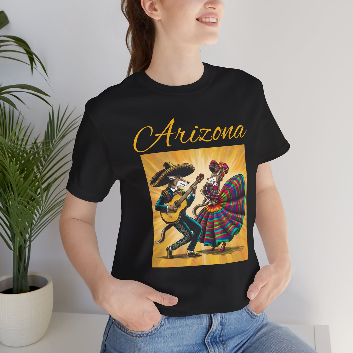 Arizona Fiesta Unisex Jersey Tee - Celebratory T-Shirt for Culture Lovers, Perfect for Parties, Gifts, Summer Festivals, and Day of the Dead