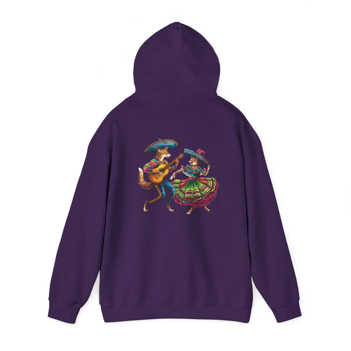 Folklorico Coyote & Bobcat Hoodie — Mariachi Dancers Design