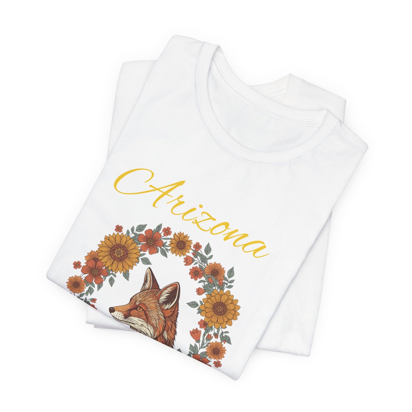 Arizona Coyote Floral Tee