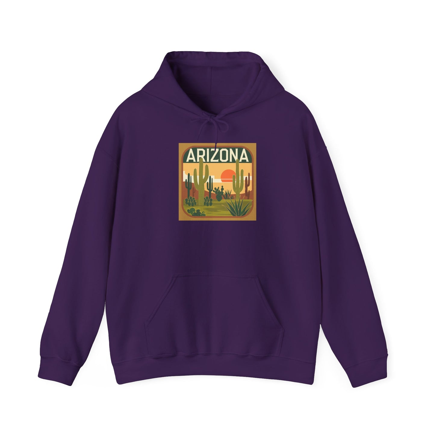 Desert Sunset Arizona Hoodie, Cozy Sweatshirt, Gift for Travelers, Unisex Hooded Pullover, Vintage Style Arizona Apparel, Nature Lover [...]